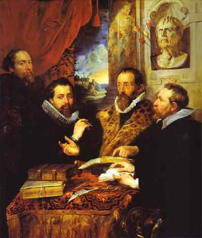 Peter Paul Rubens The Four Philosophers Oil Painting