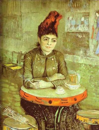 Agostina Segatori Sitting in the Cafe du Tambourin,Paris: February March, 1887