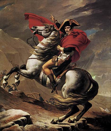 Bonaparte Crossing the St. Bernard Pass. 1800