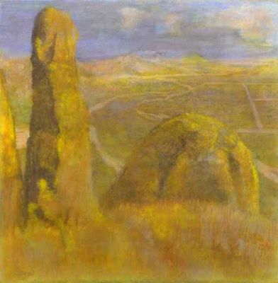 Landscape. Pastel. 1892