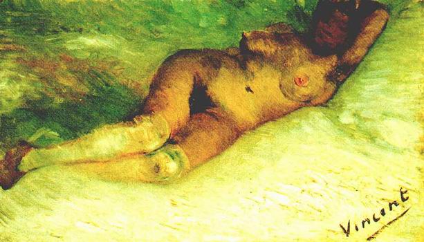 Nude Woman Reclining,Paris: early 1887
