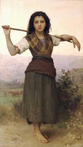 Pastourelle, Translated title: Shepherdess. 1889