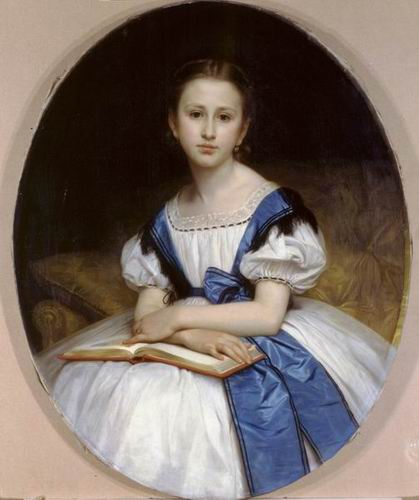 Portrait de Mlle Brissac, Translated title: Portrait of Miss Brissac. 1863