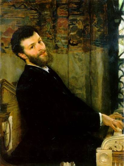 Portrait of the singer George Henschel