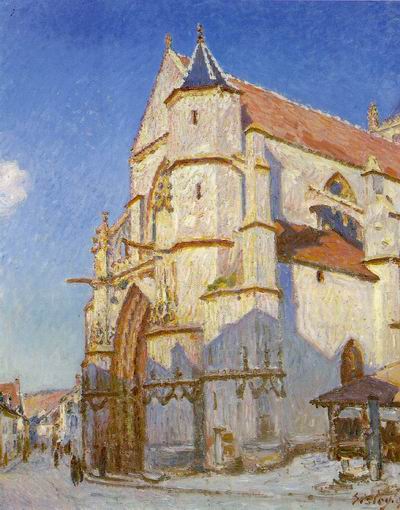 The Church at Moret. 1894