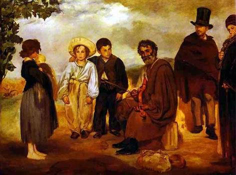 The Old Musician. c.1862