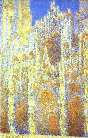 The Rouen Cathedral. Portail. The Albaine Tower. 1893 1894.