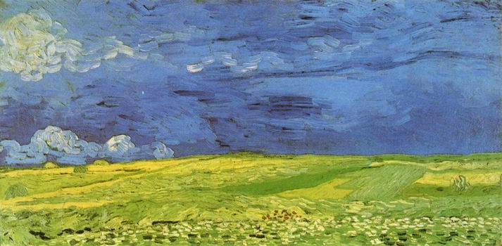 Wheat Field Under Clouded Sky,Auvers sur Oise: July, 1890