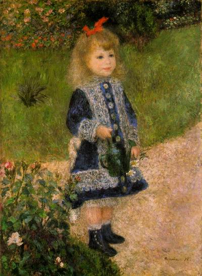 A Girl with a Watering Can. 1876
