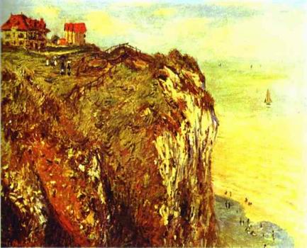 Cliffs near Dieppe. 1882