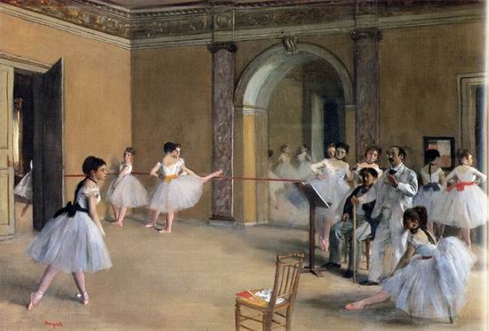 Dance Studio of the Opera (The Rue Le Peletier Opera), 1872