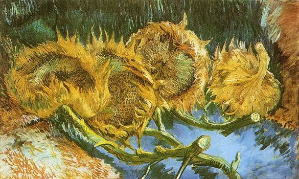 Four Cut Sunflowers, Paris: August September, 1887