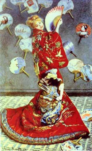 Madame Monet in Japanese Costume (La Japonaise). 1875