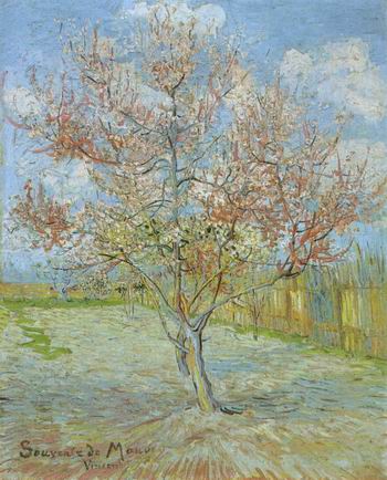 Pink Peach Tree in Blossom (Reminiscence of Mauve),Arles: March, 1888