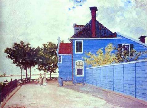 The Blue House in Zaandam. 1871.