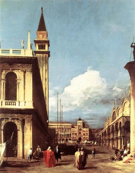 The Piazzetta Looking Toward The Clock Tower