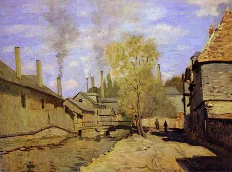 The Robec Stream, at Rouen. 1872