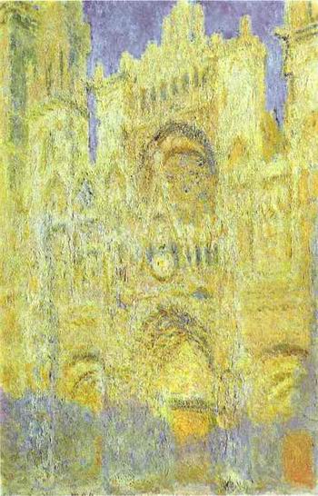 The Rouen Cathedral in the Evening. 1894