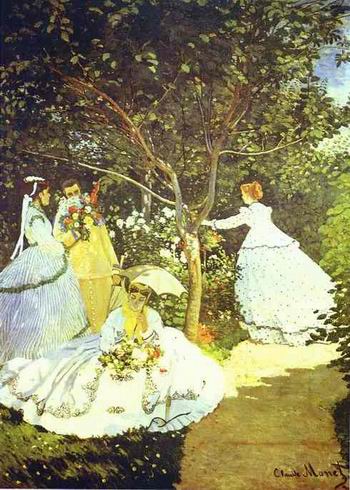 Women in the Garden. 1866