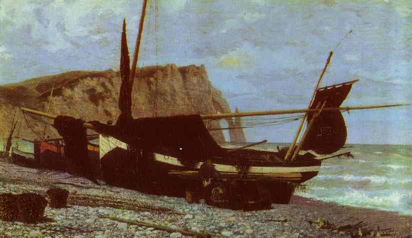 Fishing Boat, Etretat, Normandy