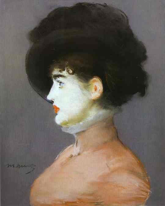 The Viennese, Portrait Of Irma Brunner In A Black Hat