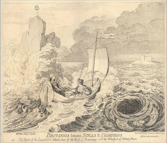 Britannia Between Scylla and Charybdis