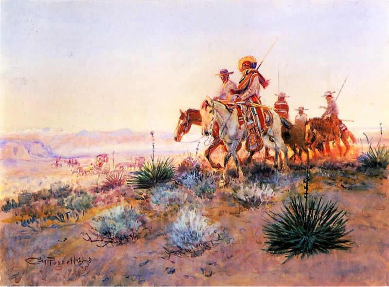 Mexican Buffalo Hunters