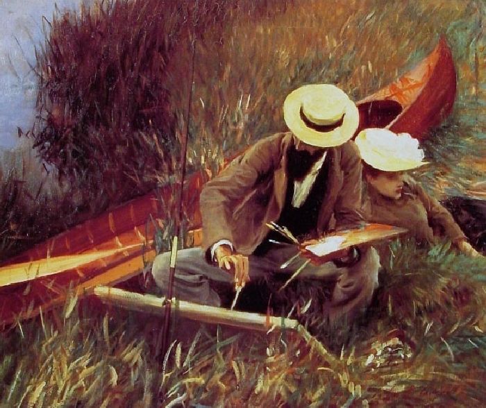 Paul Helleu Sketching with his Wife