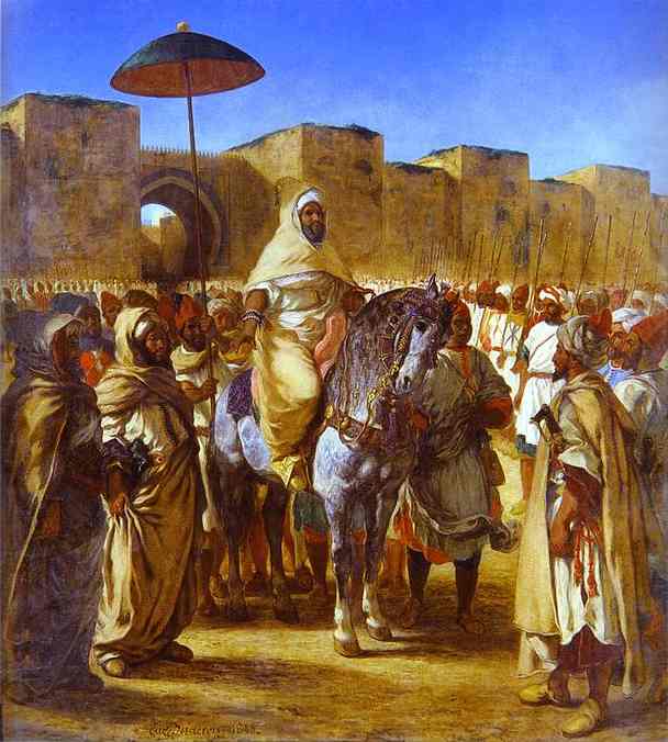 The Sultan Of Morocco And His Entourage