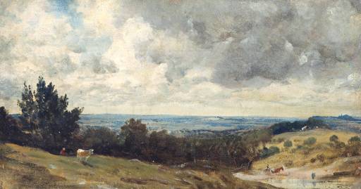 Hampstead Heath, with Harrow in the Distance