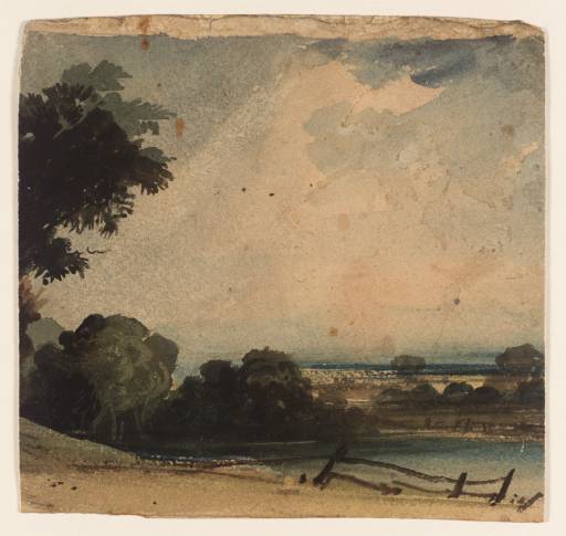 Landscape with Fence in the Foreground