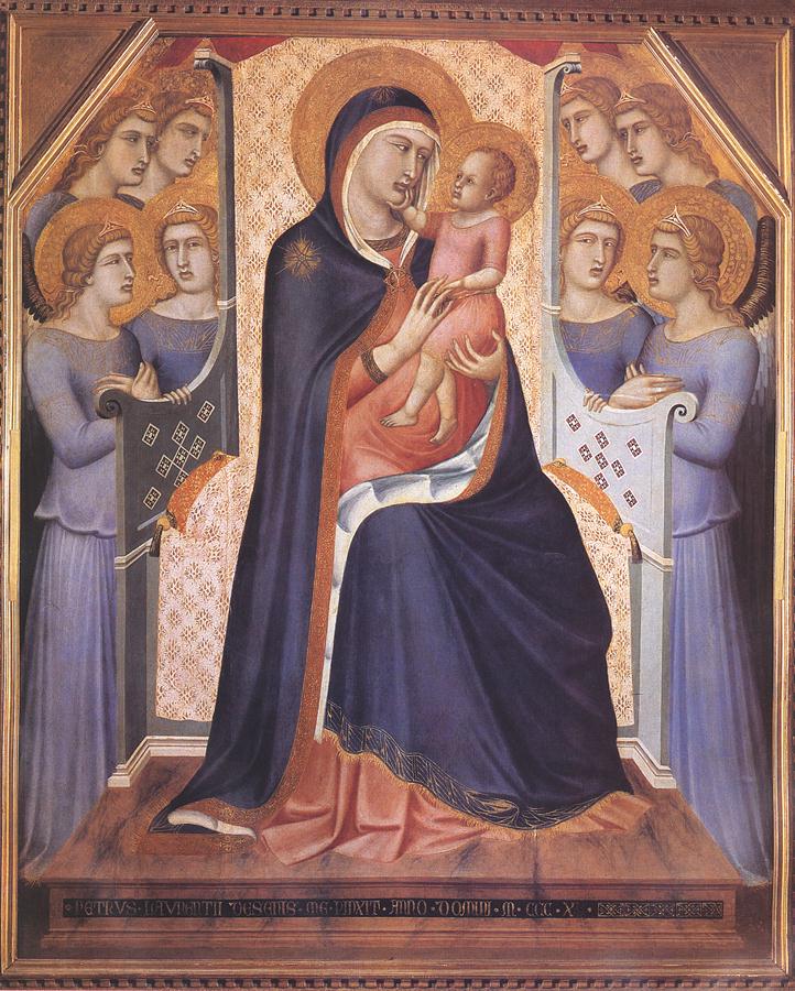 Madonna Enthroned with Angels