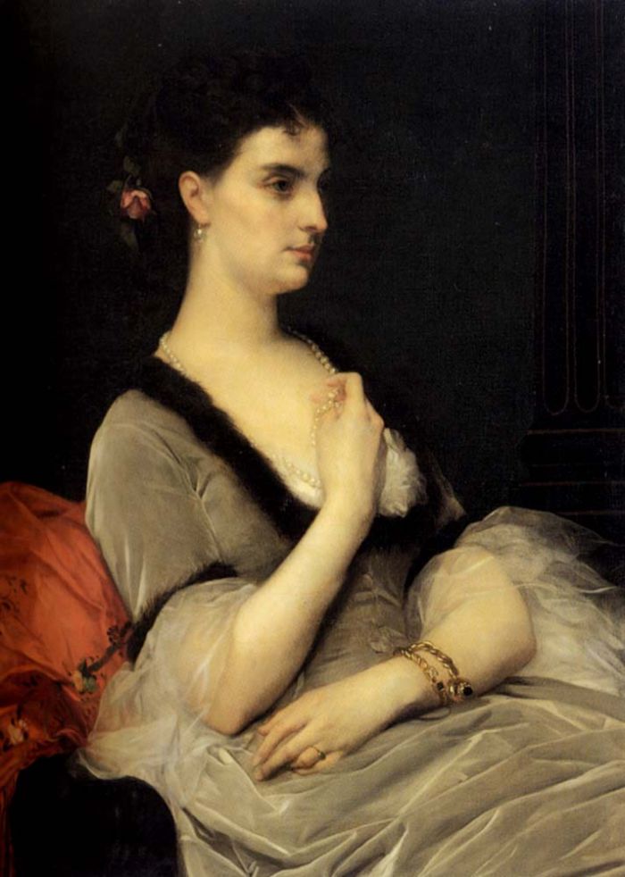 Portrait of Countess E. A. Vorontsova Dashkova