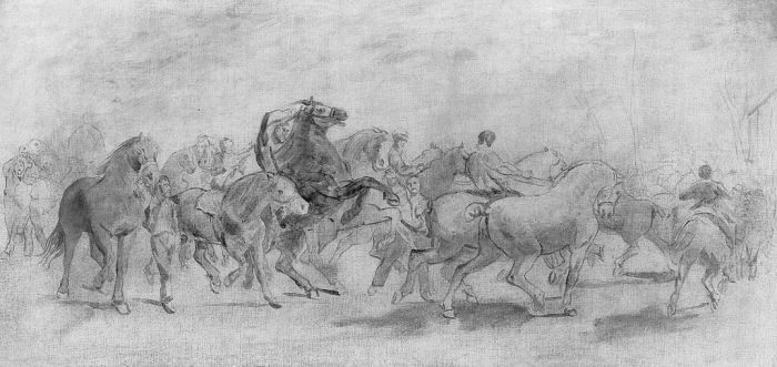 Study for The Horse Fair