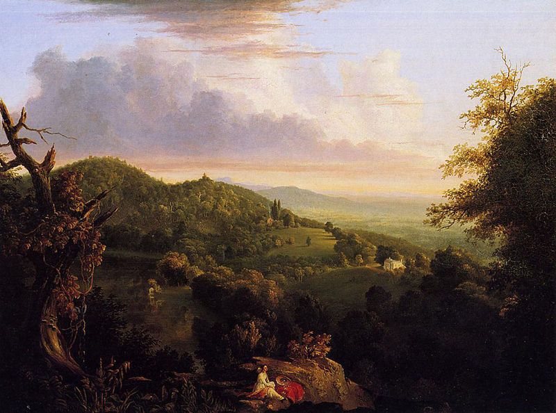 View of Monte Video, Seat of Daniel Wadsworth Esq.