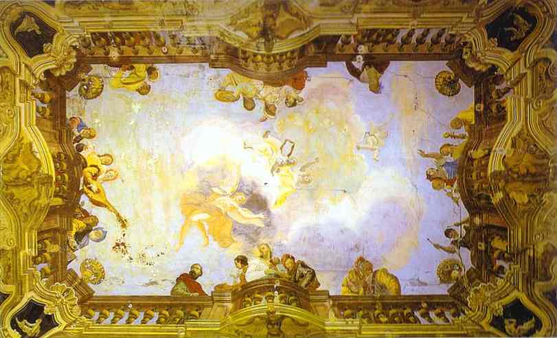 Ceiling in Palazzo Bernardi