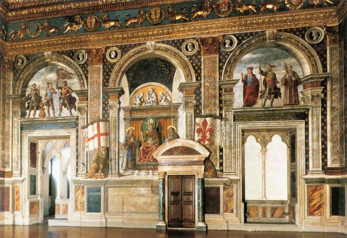 Decoration of the Sala del Gigli