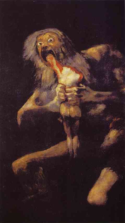 Saturn Devouring One Of His Children