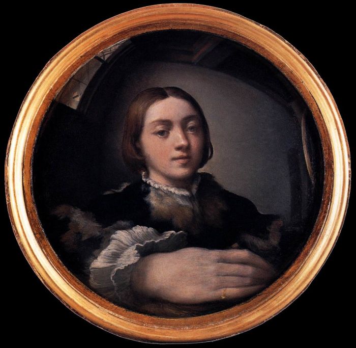 Self Portrait in a Convex Mirror