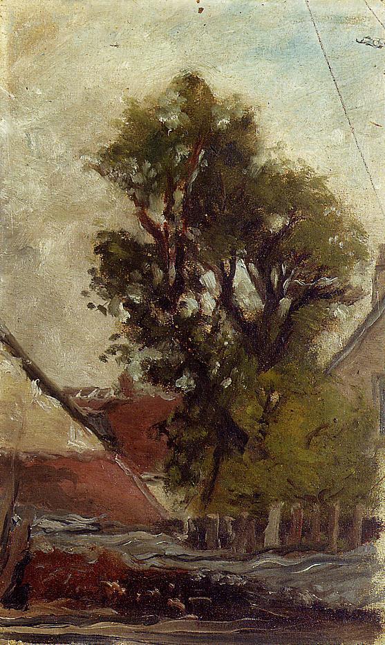 The Tree in the Farm Yard (Study)