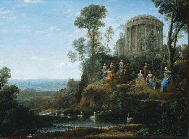 Apollo and the Muses on Mount Helicon