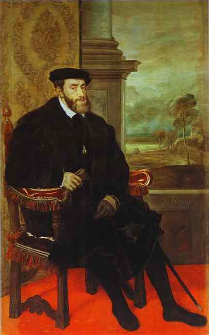 Portrait of Emperor Charles V Seated