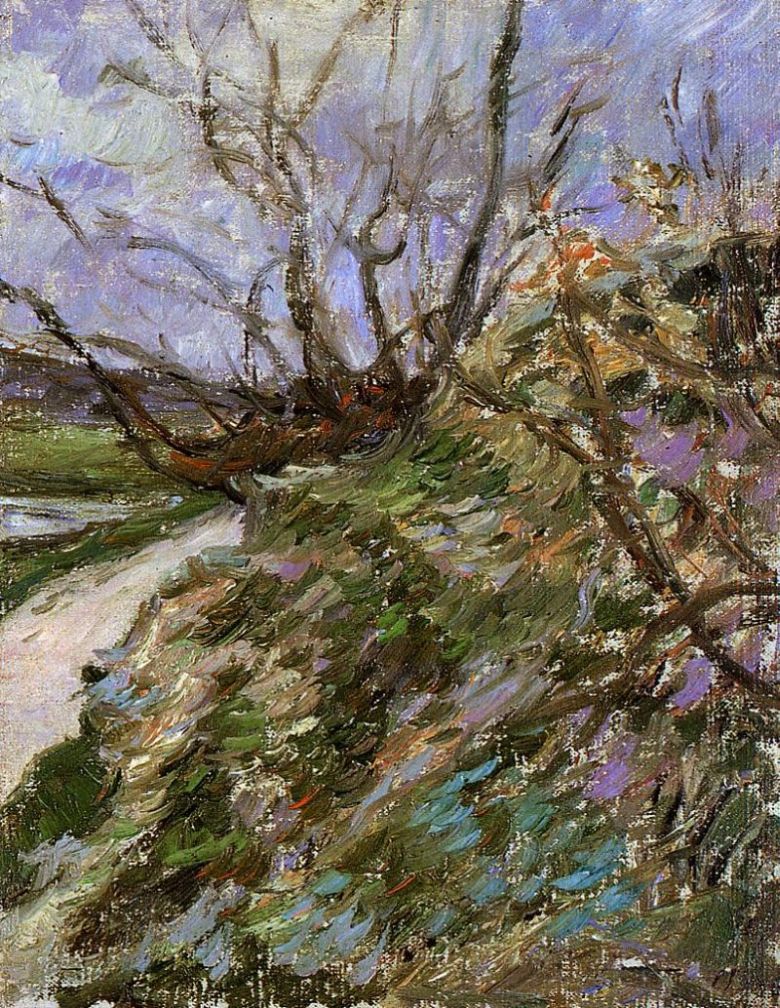 River Bank in Winter (Study)