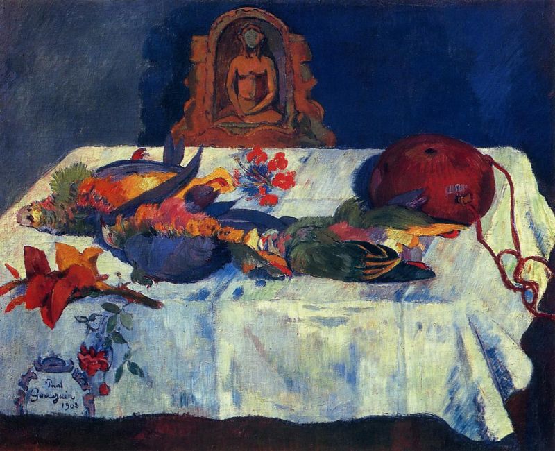 Still Life with Parrots