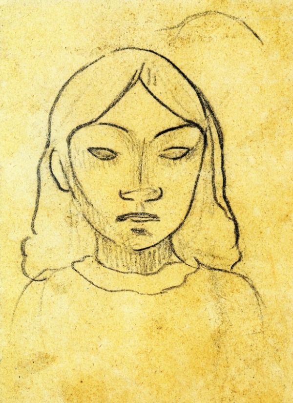 Tahitian Woman&#39;s Head