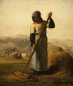 Woman With A Rake