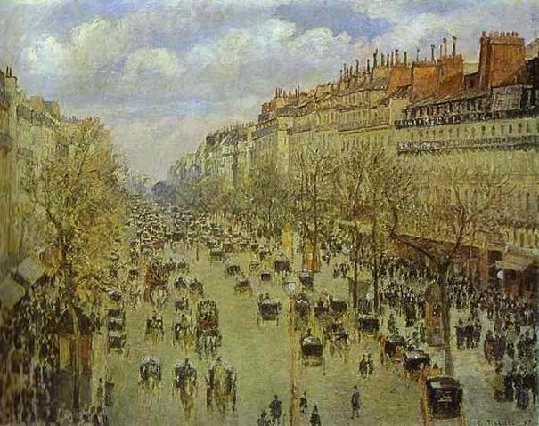 Boulevard Montmartre on a Sunny Afternoon