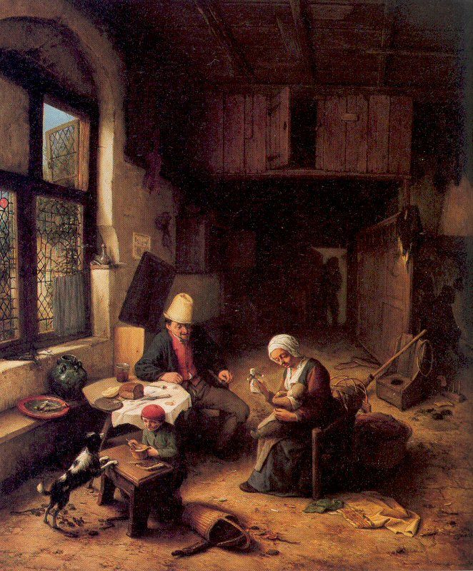 Interior Of A Peasant&#39;s Cottage