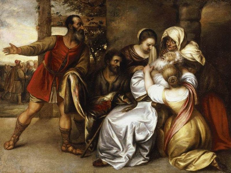 Jacob Receiving the Blooded Tunic of Joseph