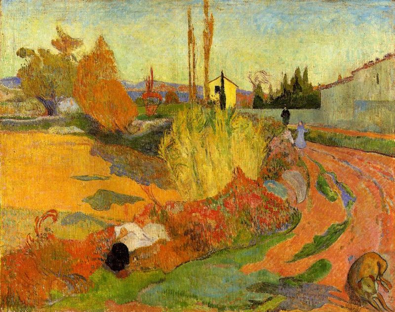 Landscape, Farmhouse in Arles